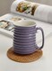 And Twine Lavender Ribbed Jumbo Mug Set of 2