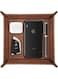 HOXHA Valet Tray Desktop Storage Organizer, Premium PU Leather Catchall Tray Bedside Vanity Tray Nightstand Caddy Holder for Remote Controller, Keys, Phone, Wallet, Coin, Jewelry