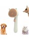 Cat Brush for Shedding and Grooming, Self Cleaning Slicker Brush for Short or Long Haired Cats, Pet Dog Hair Brush for Puppy Kitten Massage Removes Loose Undercoat, Mats, Tangled Hair, Shed Fur
