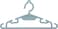 Inochi Hara Baby Cloth Hanger, Kids Hanger For Nursery, Plastic Newborn Coat Hanger, Children Clothes Hangers Nonslip, With Notched Shoulder, Light Blue 10pcs/pack