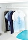 Inochi Hara Baby Cloth Hanger, Kids Hanger For Nursery, Plastic Newborn Coat Hanger, Children Clothes Hangers Nonslip, With Notched Shoulder, Light Blue 10pcs/pack