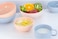 Inochi Amori Small Feeding Bowl 415ml, Set Of 3 Pcs Dinnerware Bowls Round For Toddlers &amp; Kids, Reusable Odorless BPA Free, Dishwasher &amp; Microwave Safe, Made In Vietnam, Weaning Utensils