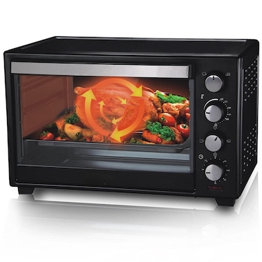 42L Electric Oven with Rotisserie, Baking, Grilling &amp; Toasting Oven with Timer
