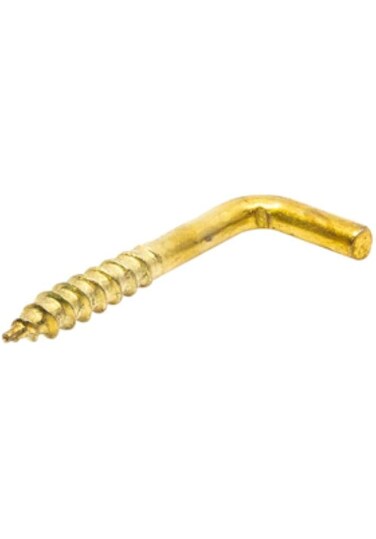 Homesmiths Brass Plated Square Hook 1-1/4 inch (5pcs per pack)