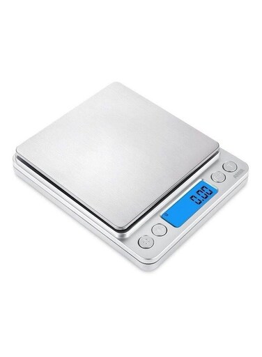 Electronic Digital Food Scale Silver