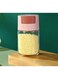 Salt Shaker, Glass Metered Salt Dispenser, Press Type Quantitative Salt Glass Seasoning Bottle, Can Spice Salt Cumin Powder Pepper Shakers BBQ Condiment Seasoning Bottle&iuml;&frac14;&circ;Pink&iuml;&frac14;&permil;