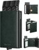 VULKIT Credit Card Holder with Banknote Compartment RFID Blocking Pop up Leather Card Wallet with ID Window(Green)