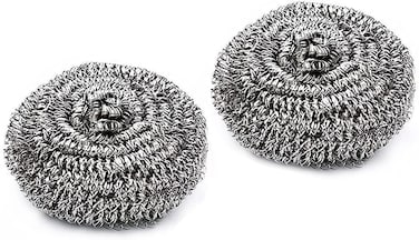 Heavy Duty Scourer MUF636 Steel Wool Scrubber for Dishes, Pots and Pans For Kitchen and Bathroom, Multicolor