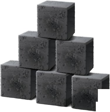 NATURAL COCONUT CHARCOAL CUBES 1KG