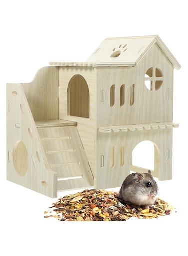 YARNOW 1 Set Adorable Hamster Hideout Cage Hamster House Hamster Accessory Delicate Hamster Hideout Delicate Rat Hideout Hamster Hut Hamster Cage Rat House Hamster Houses Chinchilla Toys