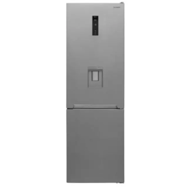 Sharp 415 Liter Bottom Refrigerator, No Frost, Water Dispenser, Color Silver Model &ndash; SJ-BG415-HS