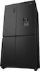 HISENSE PureFlat  American-Style Smart Fridge Freezer, Touch Eelectronic Control Black Stainless Steel RS840N4WFE