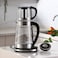 Tradeo 2-in-1 Glass Electric Tea Maker Kettle with Stainless Steel Filter &amp; Auto Shut-Off 2.2L