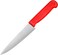 Master 6 Inch Stainless Steel Professional Chef Knife (Red)   NSF Certified for Raw Meat Preparation