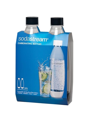 SodaStream Source Carbonating Bottles Twin Pack 1-Liter 1741220010