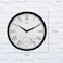 Ajanta Plastic Sweep Clock (37 cm x 37 cm x 5.7 cm, Brown)