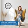 Ajanta Plastic Sweep Clock (37 cm x 37 cm x 5.7 cm, Brown)