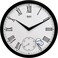 Ajanta Plastic Sweep Clock (37 cm x 37 cm x 5.7 cm, Brown)