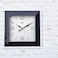Ajanta 7-Inch Wall Clock &ndash; Step Movement, Black Plastic Frame   Silent Quartz Analog Clock   Ideal for Bedroom, Kitchen, Living Room &amp; Office
