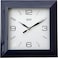 Ajanta 7-Inch Wall Clock &ndash; Step Movement, Black Plastic Frame   Silent Quartz Analog Clock   Ideal for Bedroom, Kitchen, Living Room &amp; Office