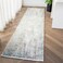 Jacob Azure 300 x 80 cm (Runners) Carpet Centre Home Designer Rug for Bedroom Living Dining Room Office Soft Non-slip Area Textile Decor