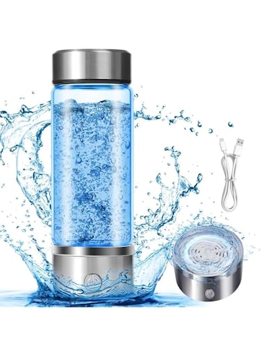 LTLCLZ Hydrogen Water Bottle - Hydrogen Water Bottle Generator, Hydrogen Water Machine Improve Water in 3 Minutes, Portable &amp; Rechargeable for Home, Exercise, Office, Gift (A)