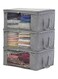 Large Capacity Foldable Storage Bag Grey/Transplant 49 x 36 x 21cm