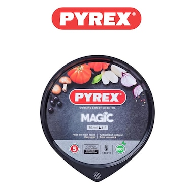 Pyrex Magic Pizza Pan 30cm - Heat-Resistant, Oven and Dishwasher Safe