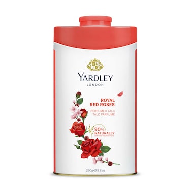 Yardley London Red Roses Perfumed Talcum Powder White 200g