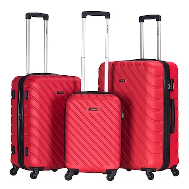 STARGOLD Luggage Set of 3, ABS Hard Shell Suitcase With Expandable Zipper, 360&deg; Spinner Wheels, Number Lock, Lightweight Trolley Travel Bag 20/24/28 Inch