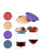 4 Pack Wine Glass Charcuterie Topper, Silicone Covers to Keep Bugs Out, Mini Charcuterie Boards in 4 Colors, Reusable Wine Glass Topper Charcuterie Plates for Parties