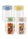 4 Pack 16oz Wide Mouth Glass Mason Jars with Lids, Airtight Storage for Overnight Oats, Snacks, Salads and Meal Prep