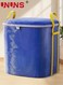 Foldable Storage Bag,350L Waterproof Large Capacity Storage Bags,Oxford Cloth Moving Quilt Storage Bag With Handles And Zippers,For Clothes Pillow Bedding Quilt,Multi-Purpose Storage Bins,60*73*80cmcm,Dark Blue