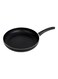 Aluminum Fry Pan Strong Aluminum Body With Non-Stick Coating And Bakelite Handle Heat Resistant Exterior, Compatible With Hot Plate, Halogen, Ceramic And Gas Stovetops Black 50x32x5 cmcm
