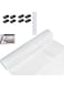 Kitchen Hood Filter Paper, 46x15cm 1 Rolls 10m Grease Filters Paper, Range Hood Filters, Grease Filter Replacement Fabric, Nonwoven Fabric Range Hood Replacement Filter for Furnace Filters