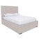 Cascade Cloud Tufted Upholstered Large Twin Size Bed (140 X 200 CM) Beige Color