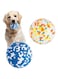 Joyzzz Dog Ball, 2 Pack 7.5cm Durable Solid Rubber Ball Dog, Indestructible Dog Balls for Training Dog Catch and Fetch, Light Weight and Floats in Water