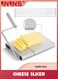 Stainless Steel Cheese Slicer,Multipurpose Cheese Slicer Board,21 x 13CM With Accurate Size Scale For Cutting Cheese Butter Vegetables Sausage Herbs