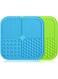 2 Pcs Dog Lick Mat, 8.3 Inch Silicone Licking Pads with 69 Suction Cups, Non-Toxic and Dishwasher Safe, Ideal for Anxiety Relief, Dental Hygiene, and Slow Feeding, for Yogurt, and Pumpkin Puree