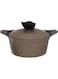 NEOFLAM,Aeni,Cooking Pot,18cm,integrated Handle,with Lid,Color Warm Marble Color.