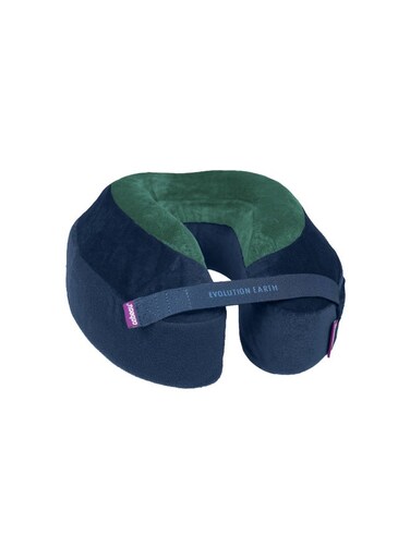 Evolution Earth Pillow - Eco-Friendly Memory Foam Neck Pillow with Chin &amp; Neck Support - Terra Green