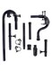 WANGCL Aquarium Water Inlet Outlet Tube Kit, Fish Tank External Filter, Water Pipe Fittings, Water Inflow Outflow Tube, External Aquarium Tube, Fish Tank Filter Parts