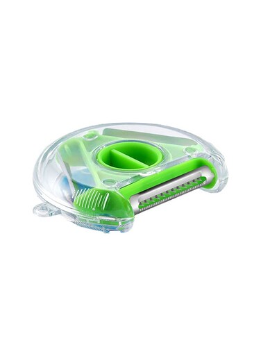 Ozone 3 in 1 Peeler Set [ Multi Style Stainless Steel Peeler ] [ Potato Peeler Apple Peeler ] Perfect for Peeling Vegetables &amp; Fruits [ Three Blade Design ]