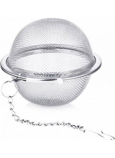 Steel Tea- Herbs And Spices Filter Silver
