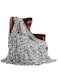 Silky Soft Zebra Printed Single Blanket Black/White 150x200cm