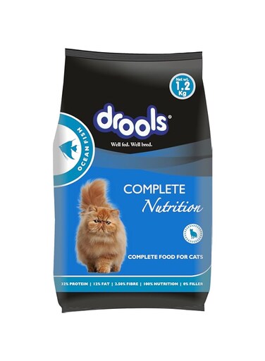 Drools Adult(+1 year) Dry Cat Food, Ocean Fish, 1.2kg