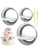 Cake Pans, 3pcs Nonstick Baking Pan with Removable Bottom 4 Inches 6 Inches 8 Inches Cheese Cake Mold Straight Edge for Wedding Birthday Anniversary or Party Event(With 2pcs Cake Release Tool)