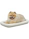 MidWest Homes for Pets Bolster Dog Bed 22L-Inch White Fleece Dog Bed or Cat Bed w/Comfortable Bolster   Ideal for XS Dog Breeds &amp; Fits a 22-Inch Dog Crate   Easy Maintenance Machine Wash &amp; Dry