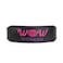 Wow Women Belt Black Leather Belt With Bag, S, Purple