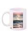 Sea Printed Coffee Mug White/Grey/Pink